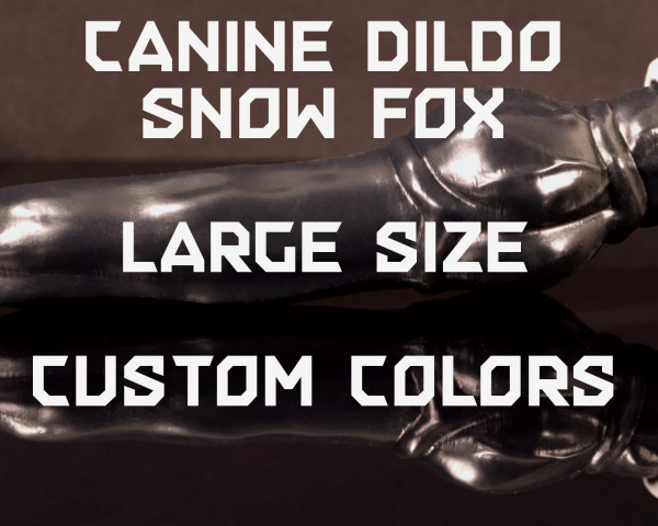 Ciro - Large - Snow fox dildo